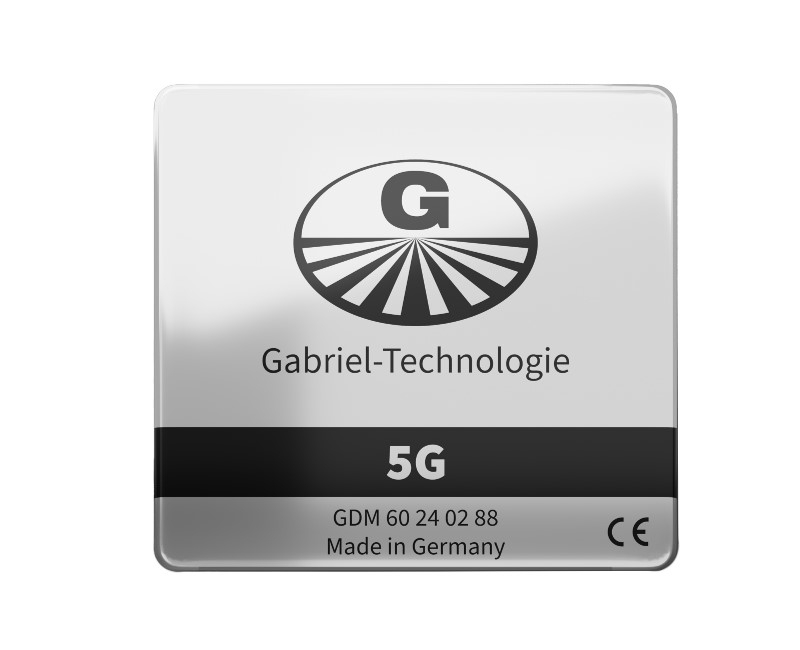 Gabriel-Chip 5G Mobilfunk Silber